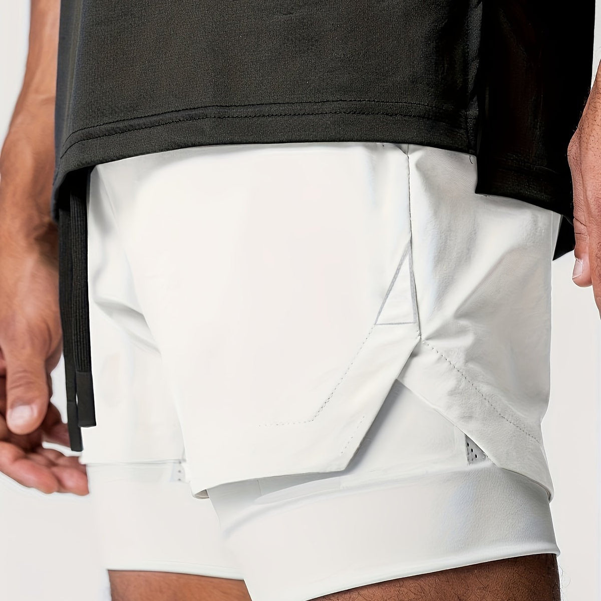 Men's 2-in-1 gym shorts – alternate view