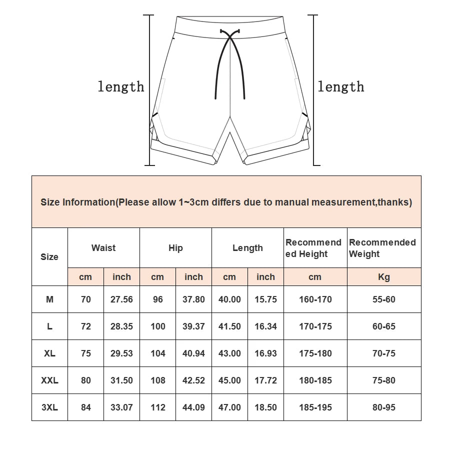 Men's running shorts – colour option