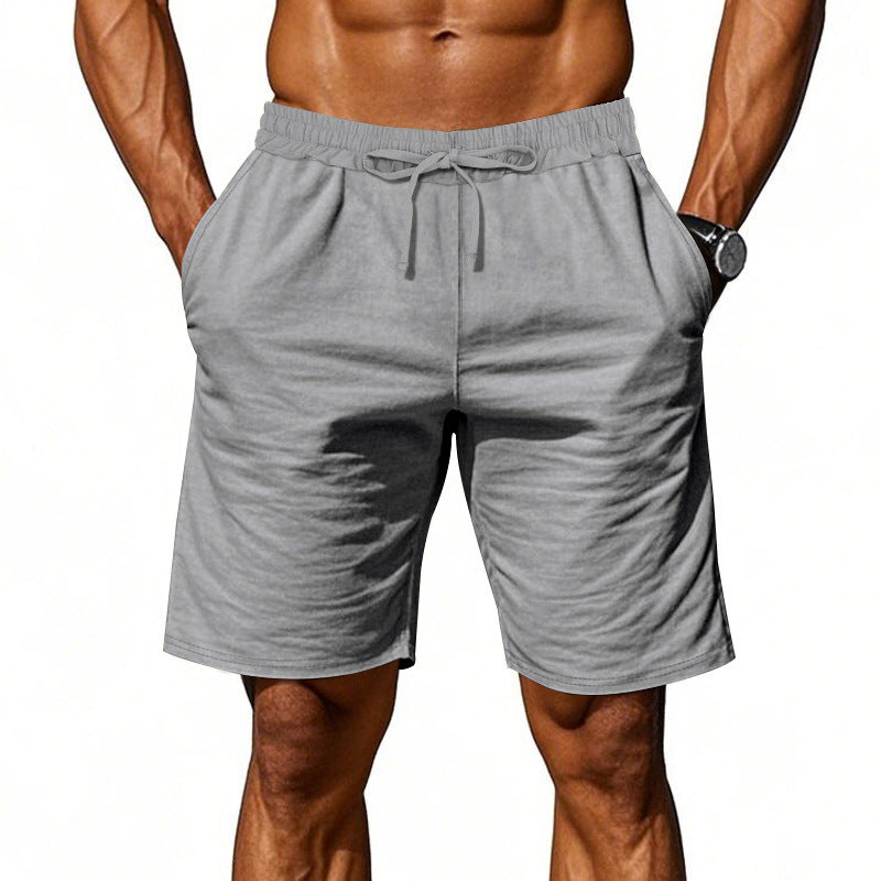 Men's cotton-blend casual shorts – alternate view