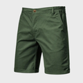 Men's cotton-blend chino shorts – colour option