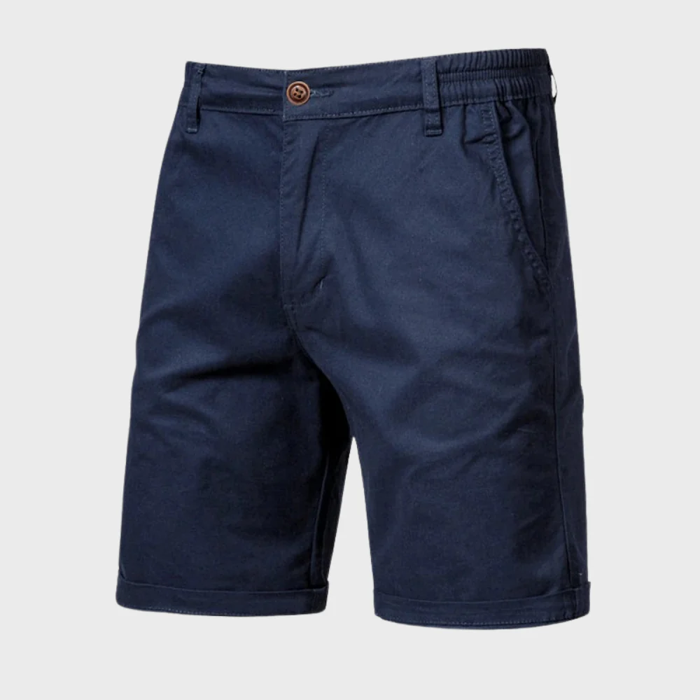 Men's Cotton-Blend Pull-On Chino Shorts