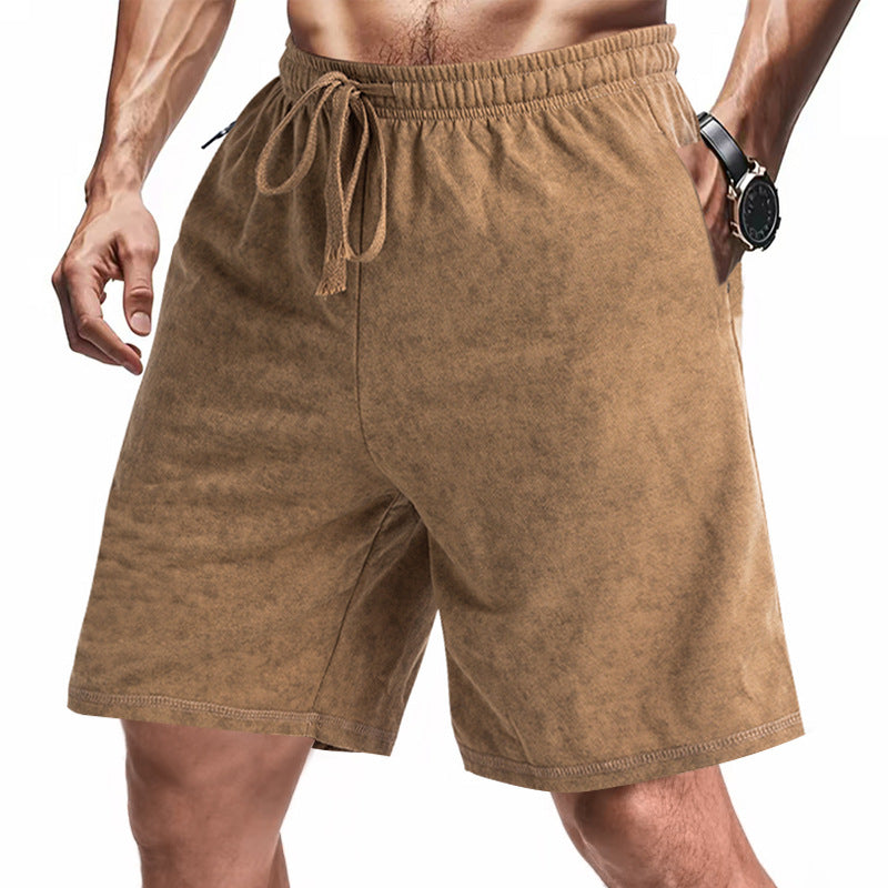 Men's terry shorts – alternate view