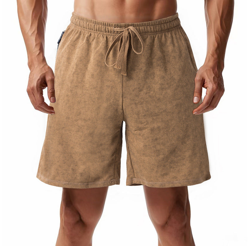 Men's terry shorts – alternate view