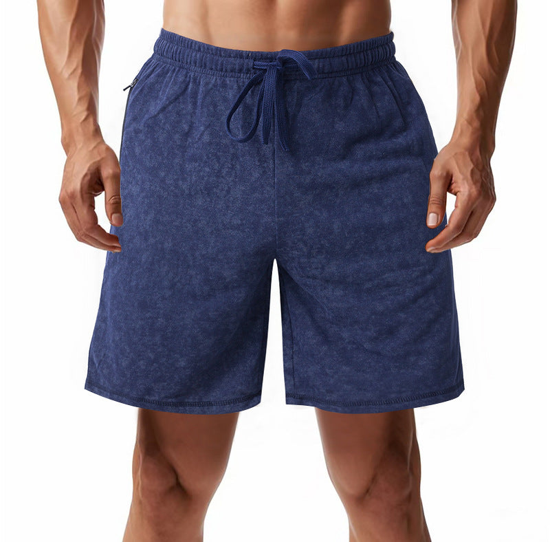 Men's terry shorts – alternate view