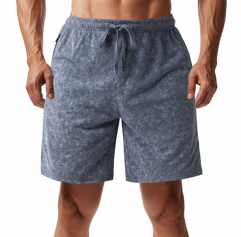 Men's terry shorts – detail view