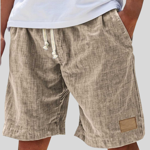Men's lightweight elastic drawstring shorts