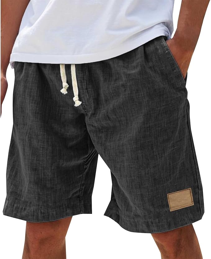 Men's Elastic Drawstring Shorts in Nine Colours