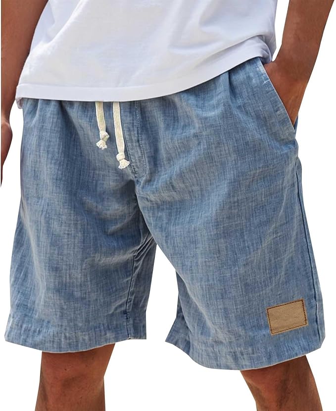 Men's Elastic Drawstring Shorts in Nine Colours