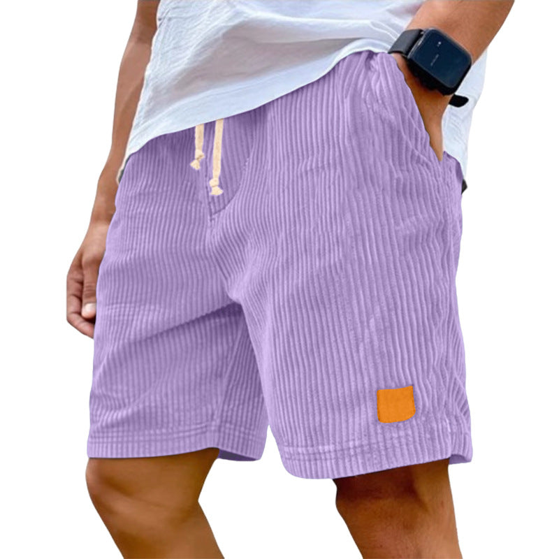 Men's fine corduroy shorts – colour option