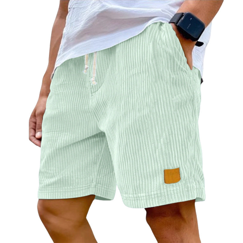 Men's fine corduroy shorts – colour option