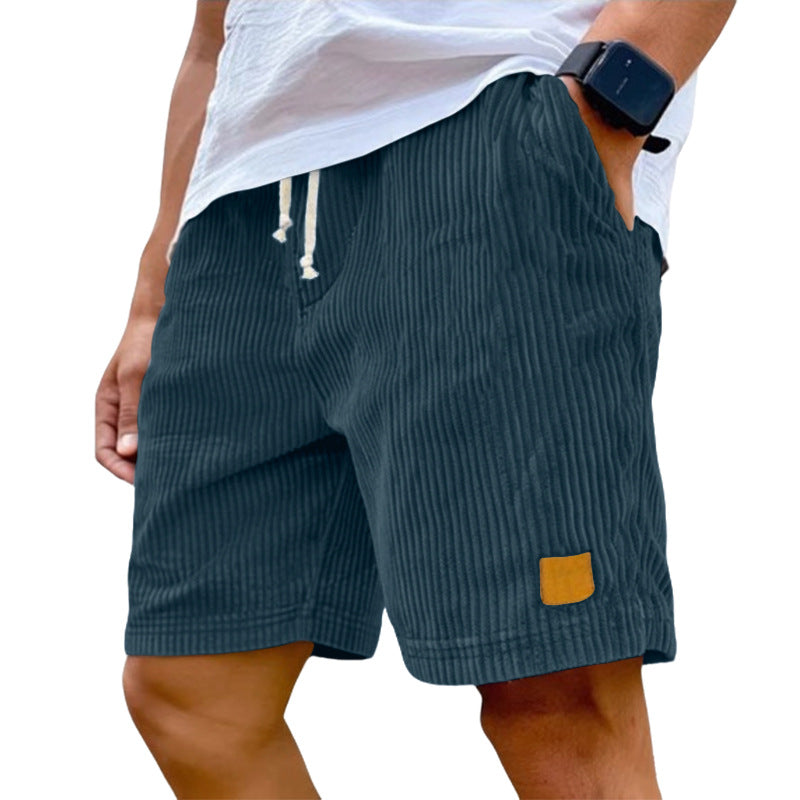 Men's fine corduroy shorts – colour option