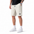 Men's grid texture drawstring shorts – colour option