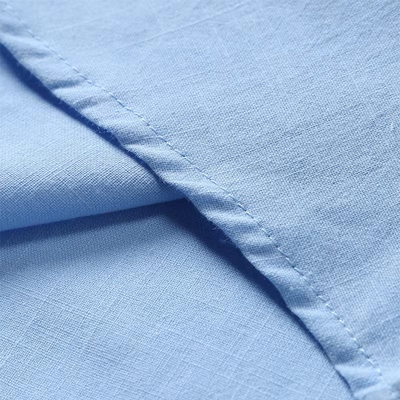 Men's linen-look polo shirt – colour option