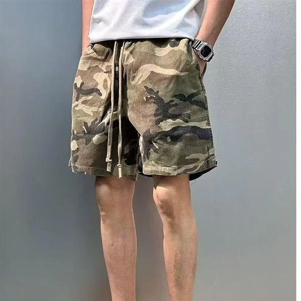 Men's long cargo shorts – colour option