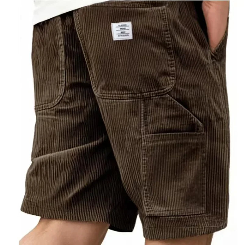 Men's long cargo shorts – colour option