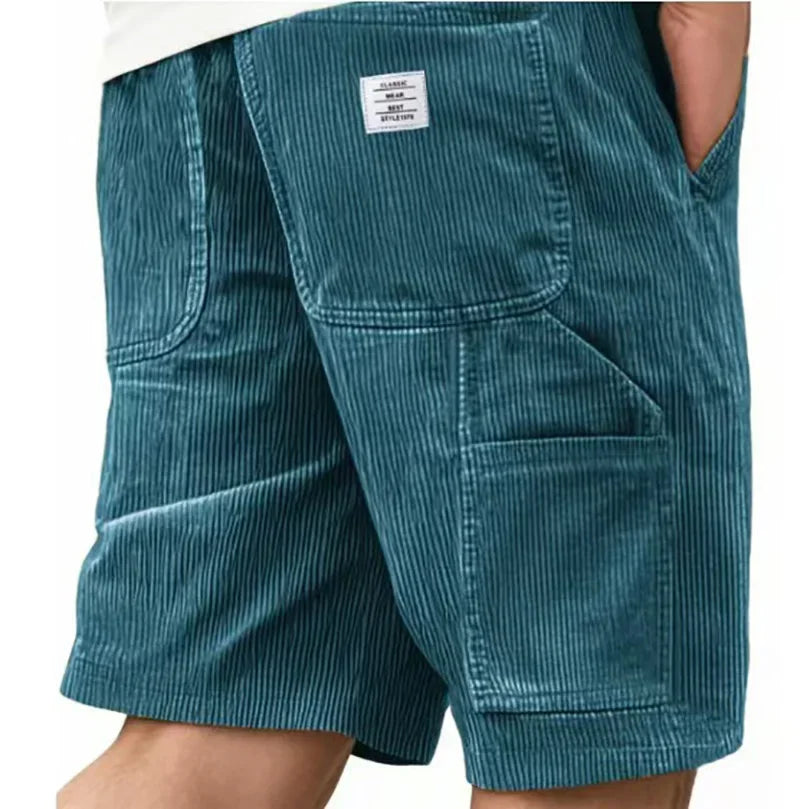 Men's long cargo shorts – colour option