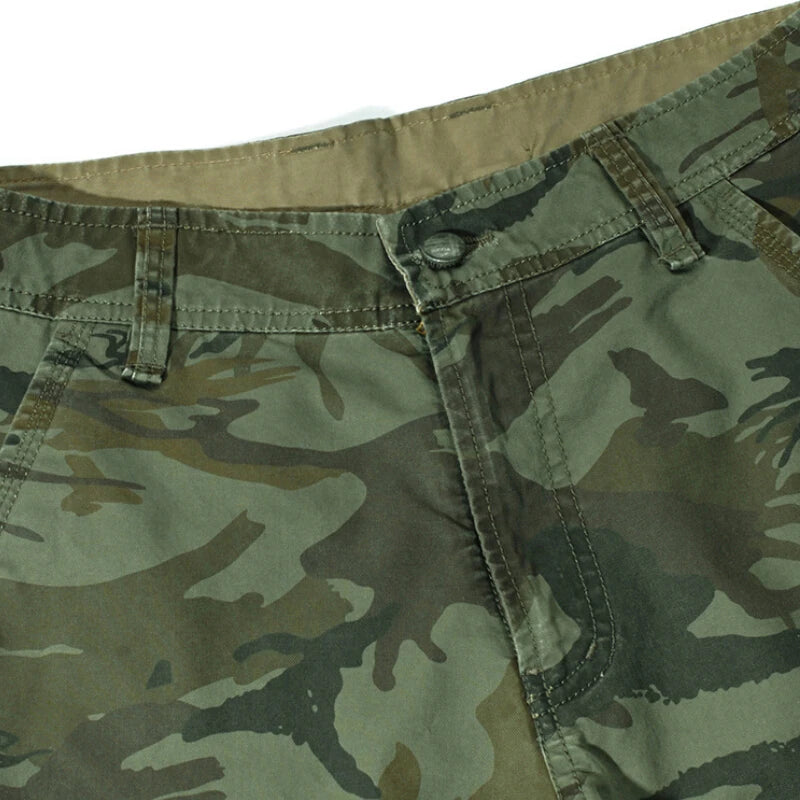 Men's cotton cargo shorts – colour option