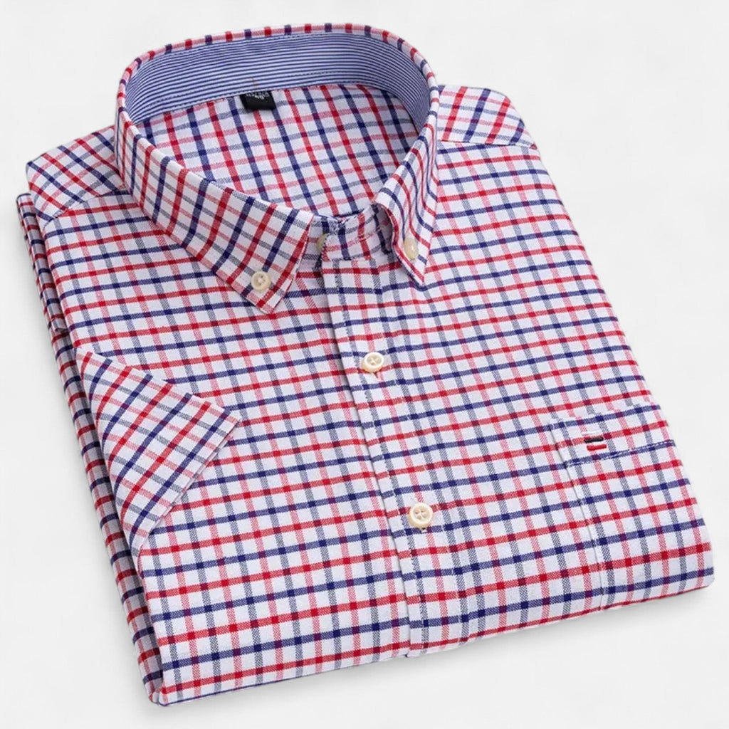 Men's Oxford short sleeve shirt – colour option