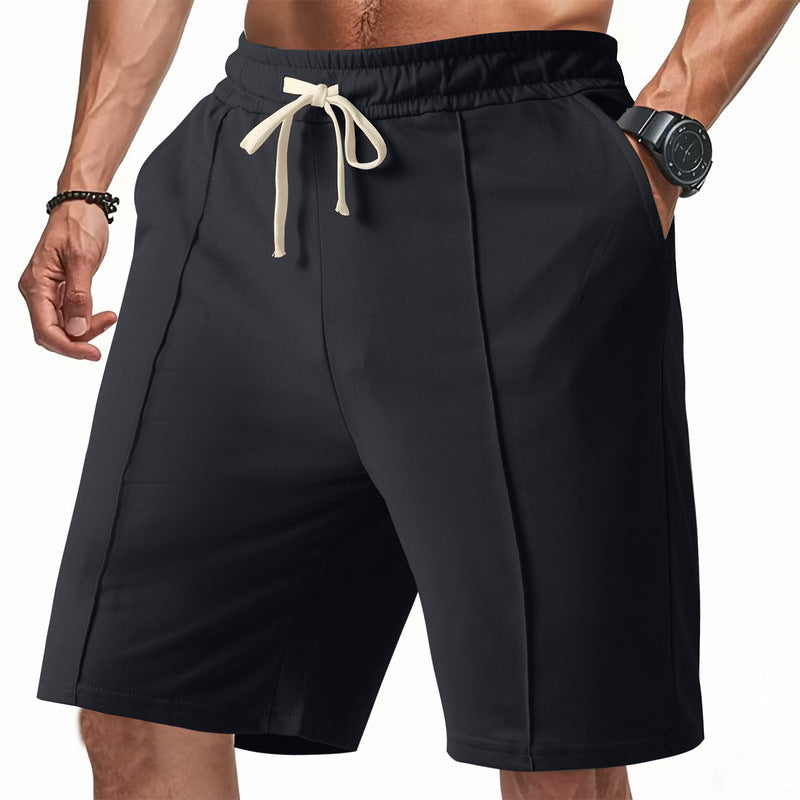Men's pressed crease Bermuda shorts – colour option