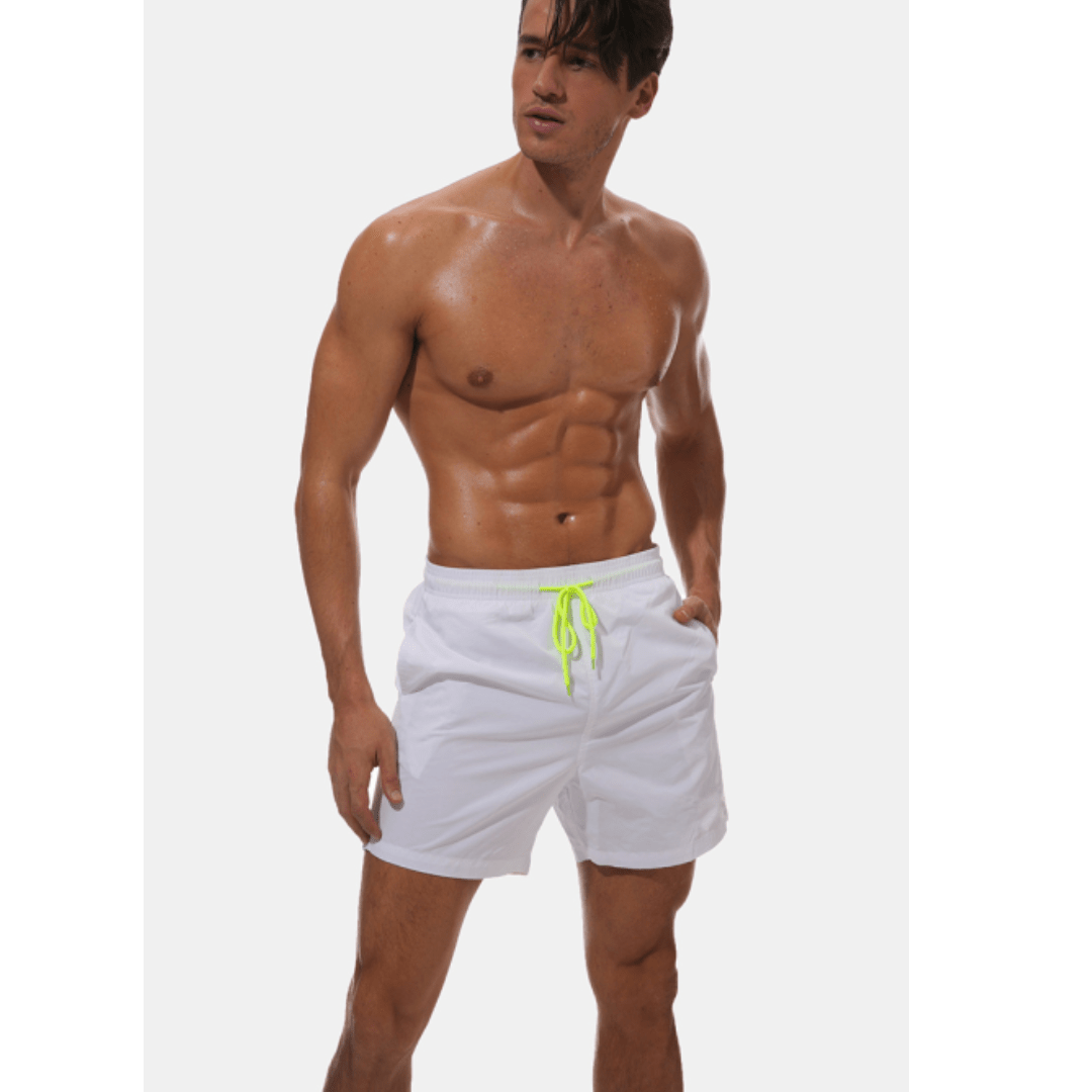 Men's Quick-Drying Mesh Lined Swim Shorts