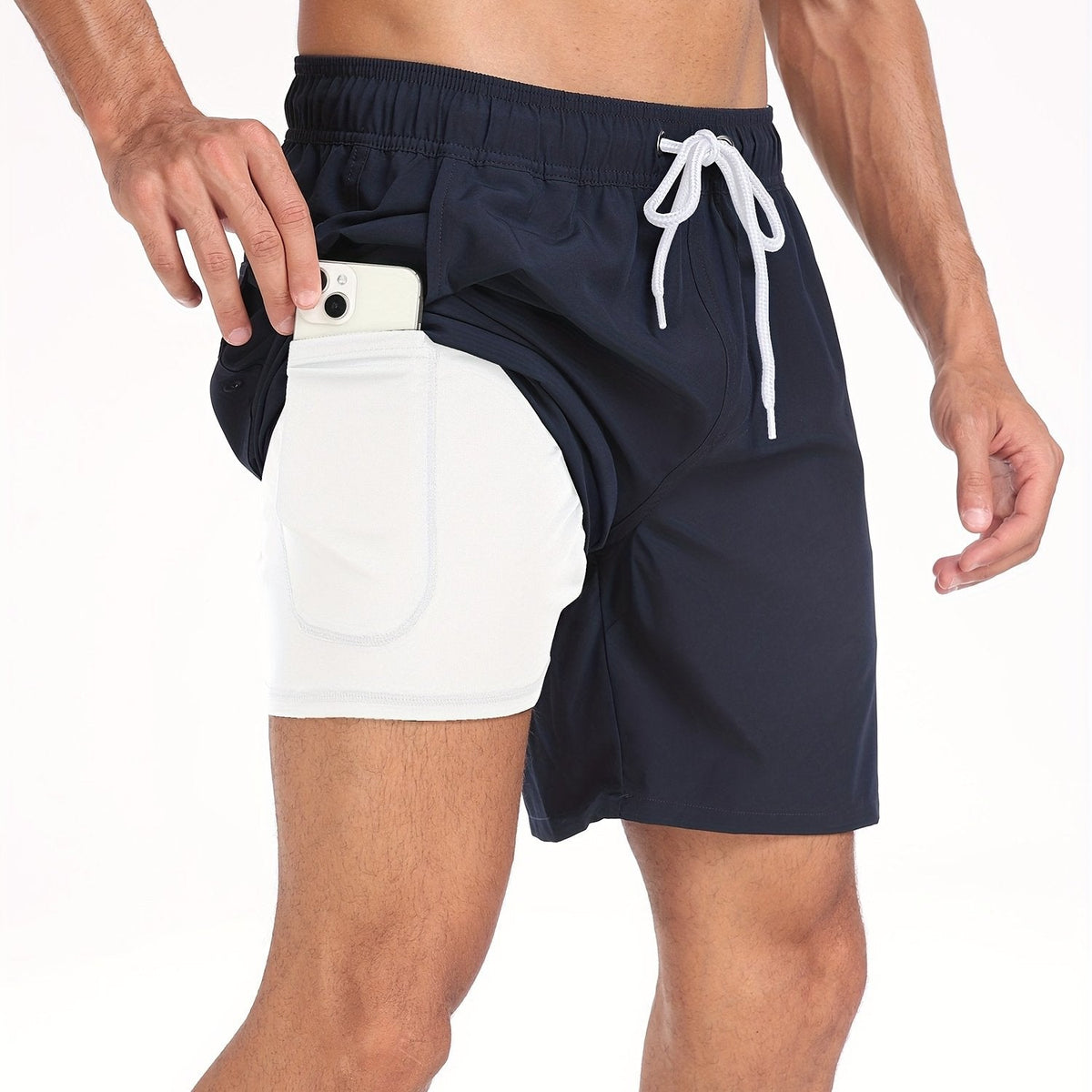 Men's compression lined swim shorts – colour option