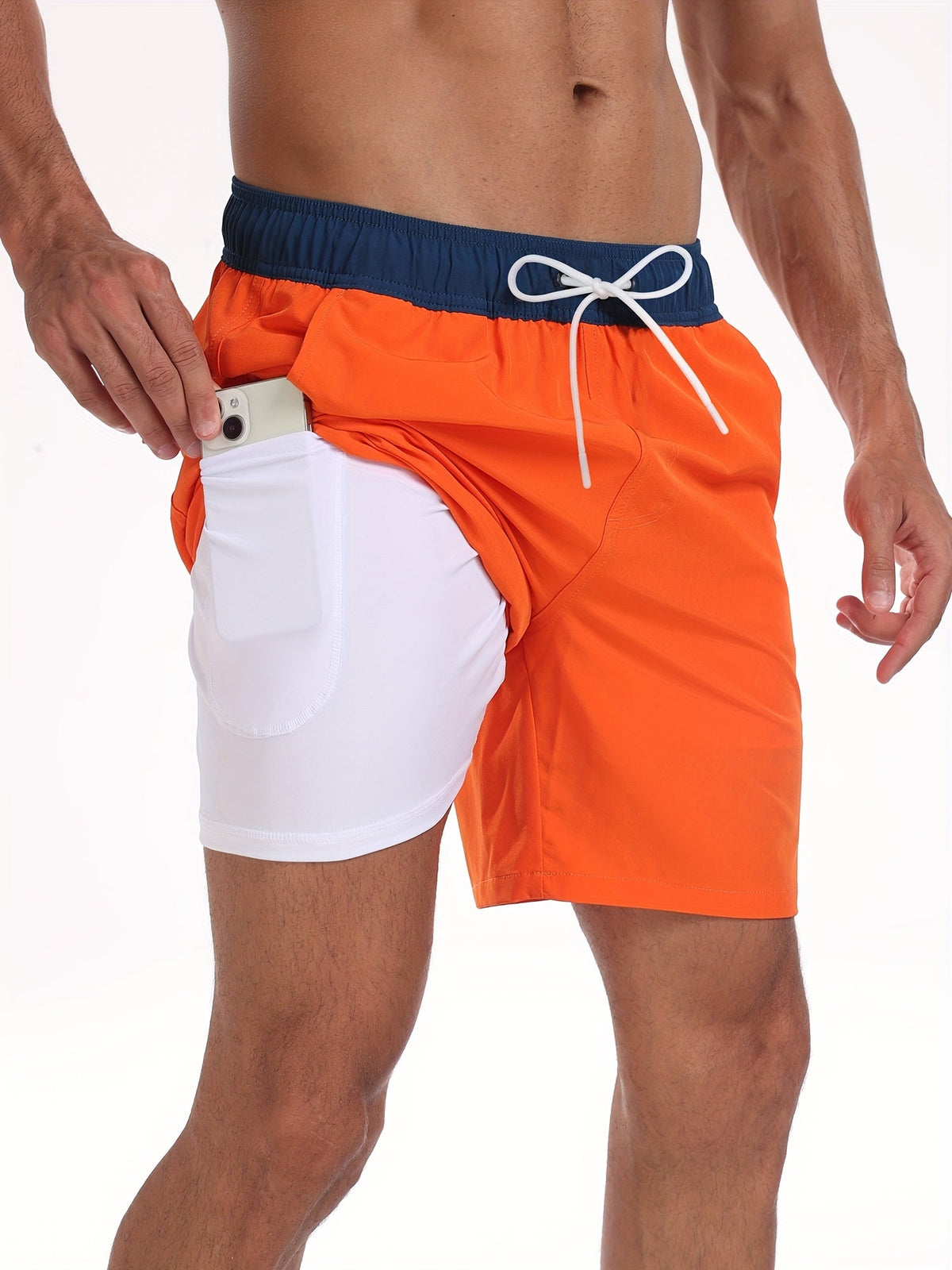 Men's compression lined swim shorts – colour option