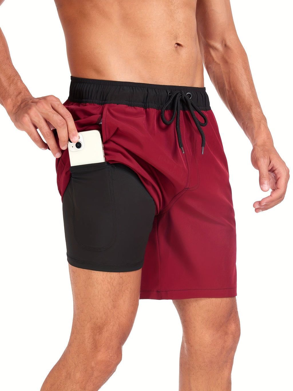 Men's lined swim shorts – colour option