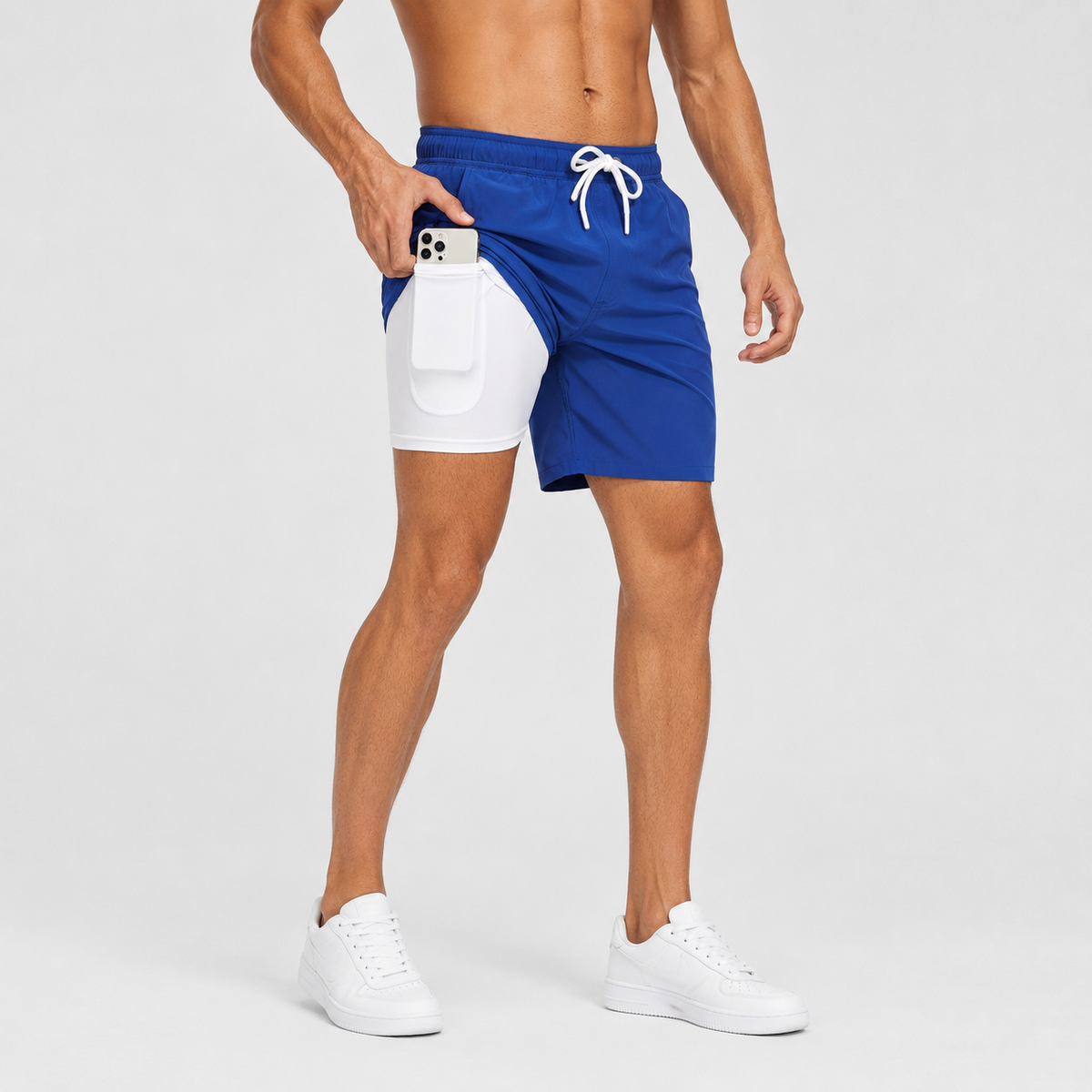 Men's lined swim shorts – colour option