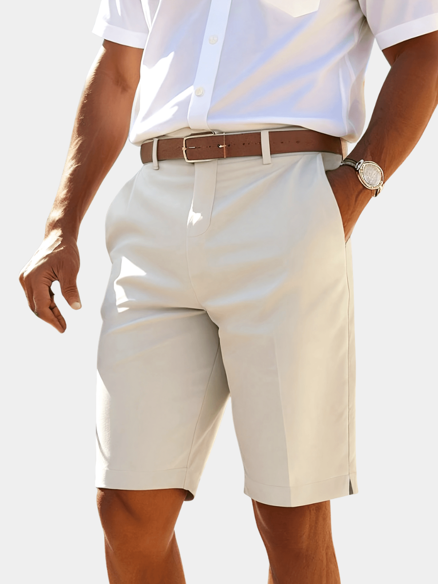 Men's stretch chino tailored shorts