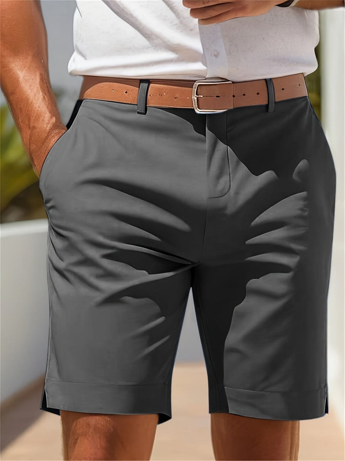Men's chino tailored shorts – alternate view