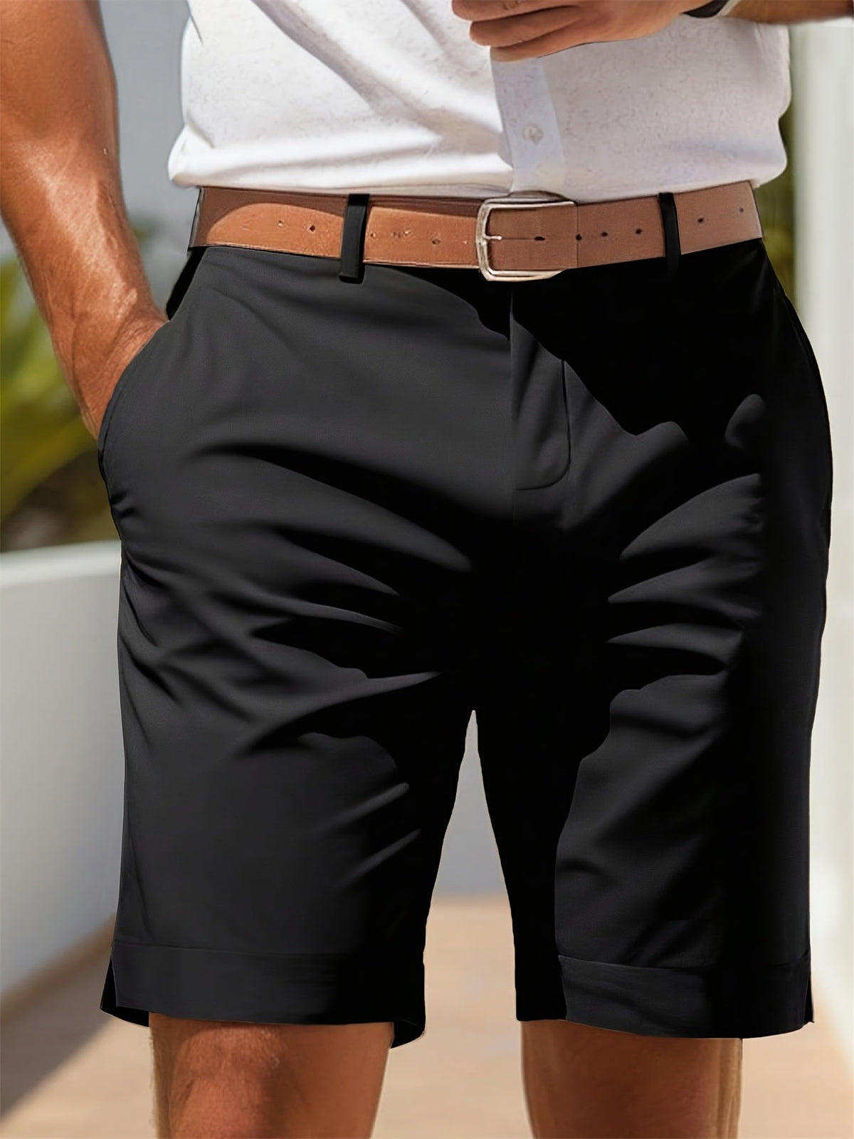 Men's chino tailored shorts – alternate view