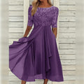 Women's classic wedding guest dress