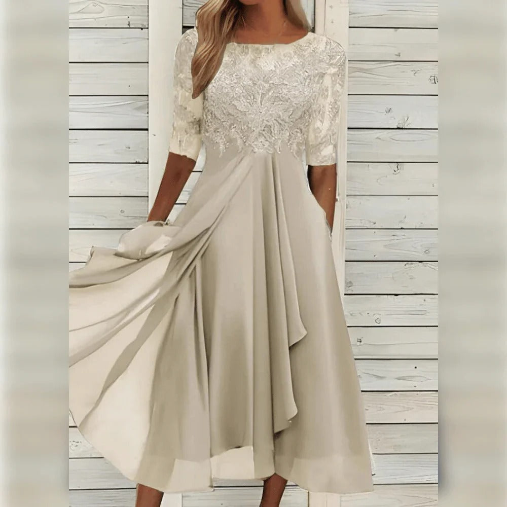 Women's classic wedding guest dress – view 8