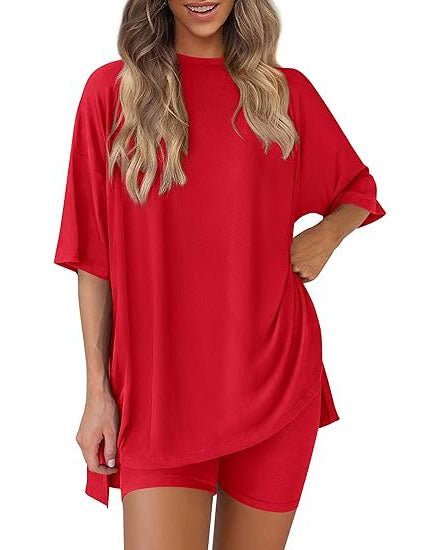 Tee and shorts lounge set – colour option