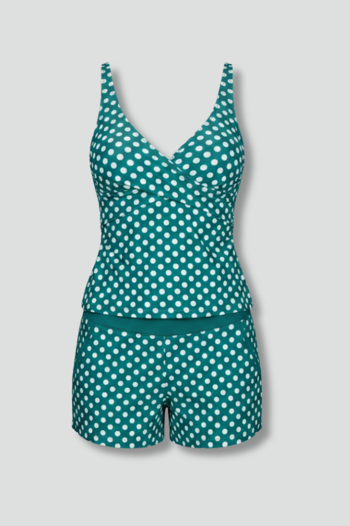 Polka dot tankini set – alternate view