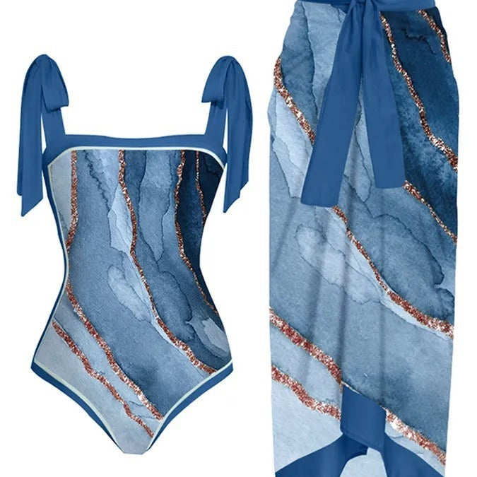 Swimsuit and sarong set – colour option