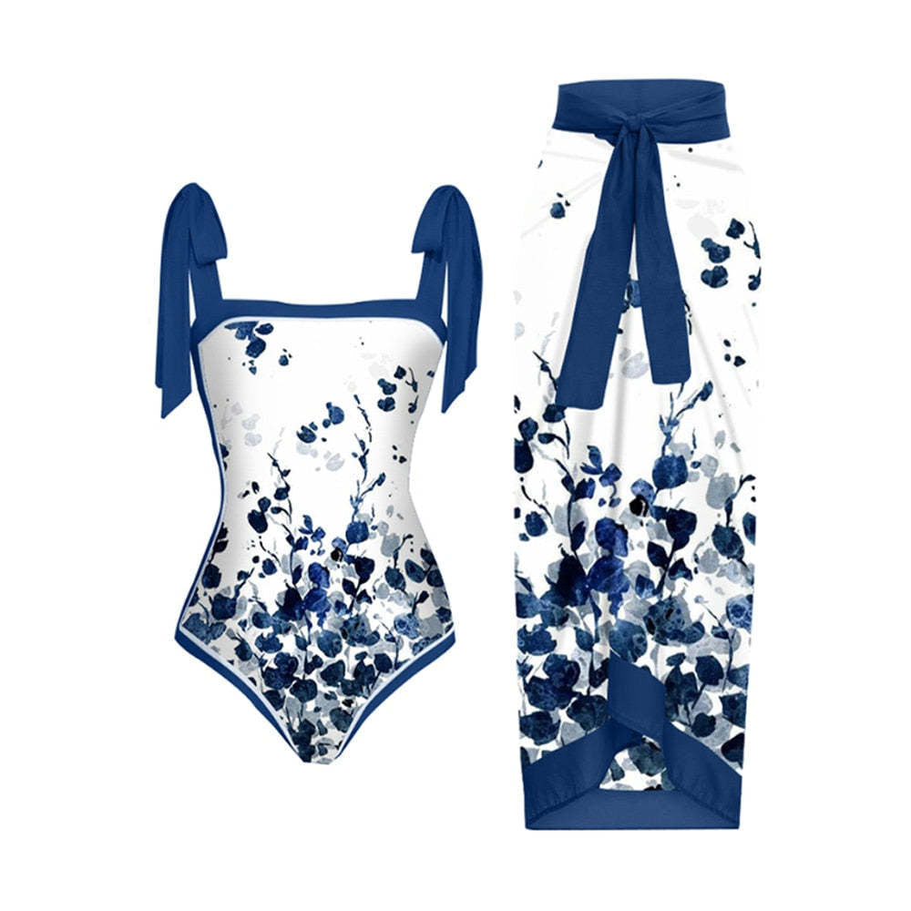 Swimsuit and sarong set – colour option