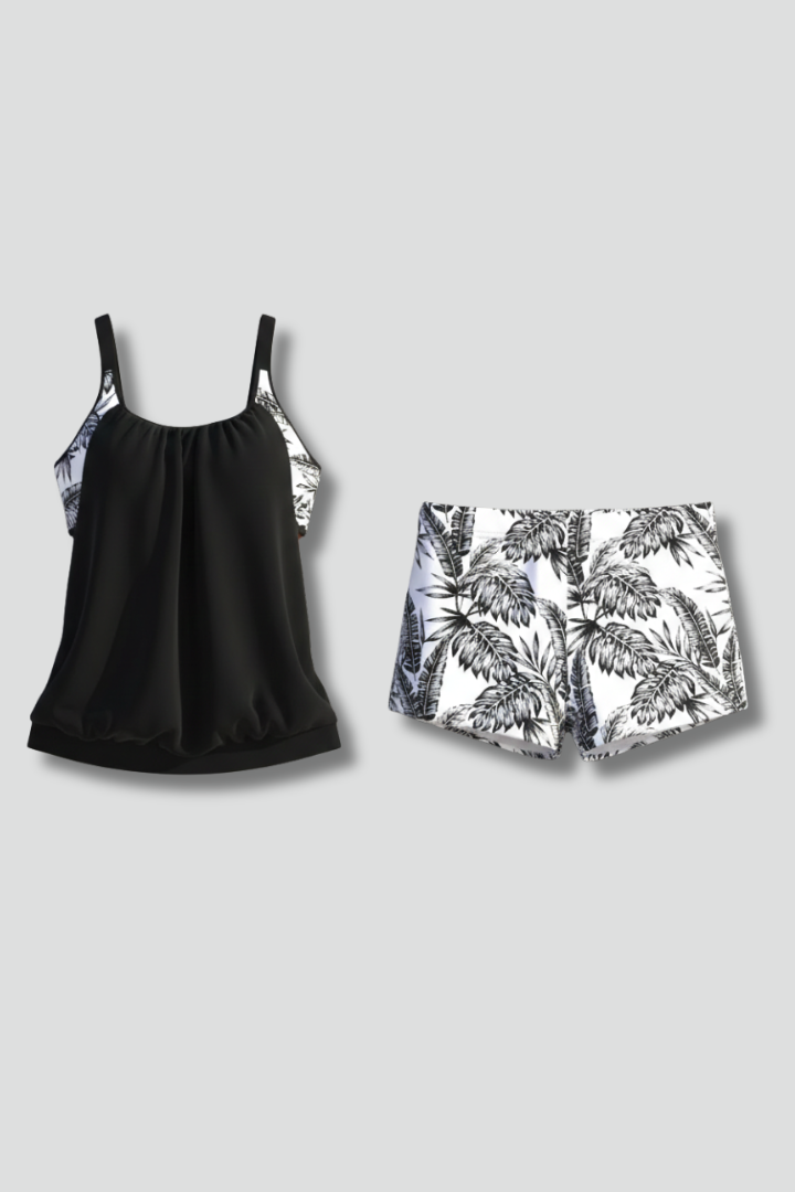 Scoop neck tankini set – alternate view