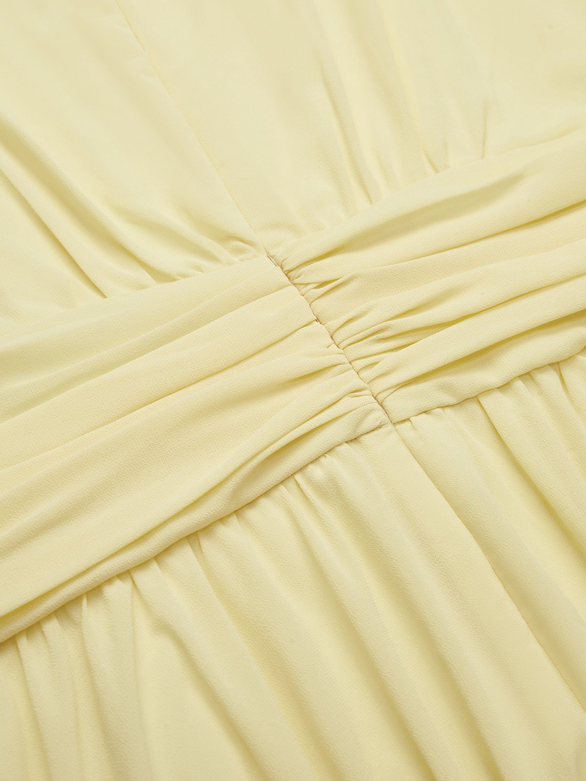 Women's Sleeveless Ruched-Waist A-Line Maxi Dress