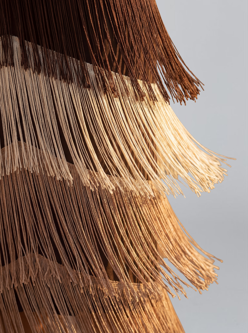 Women's tiered fringe midi dress – colour option
